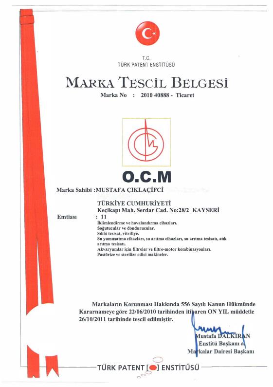 Marka Tescil Belgesi -2