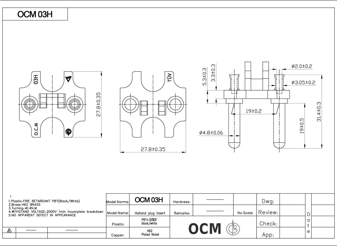 O.C.M-03 H Fiş Karkası