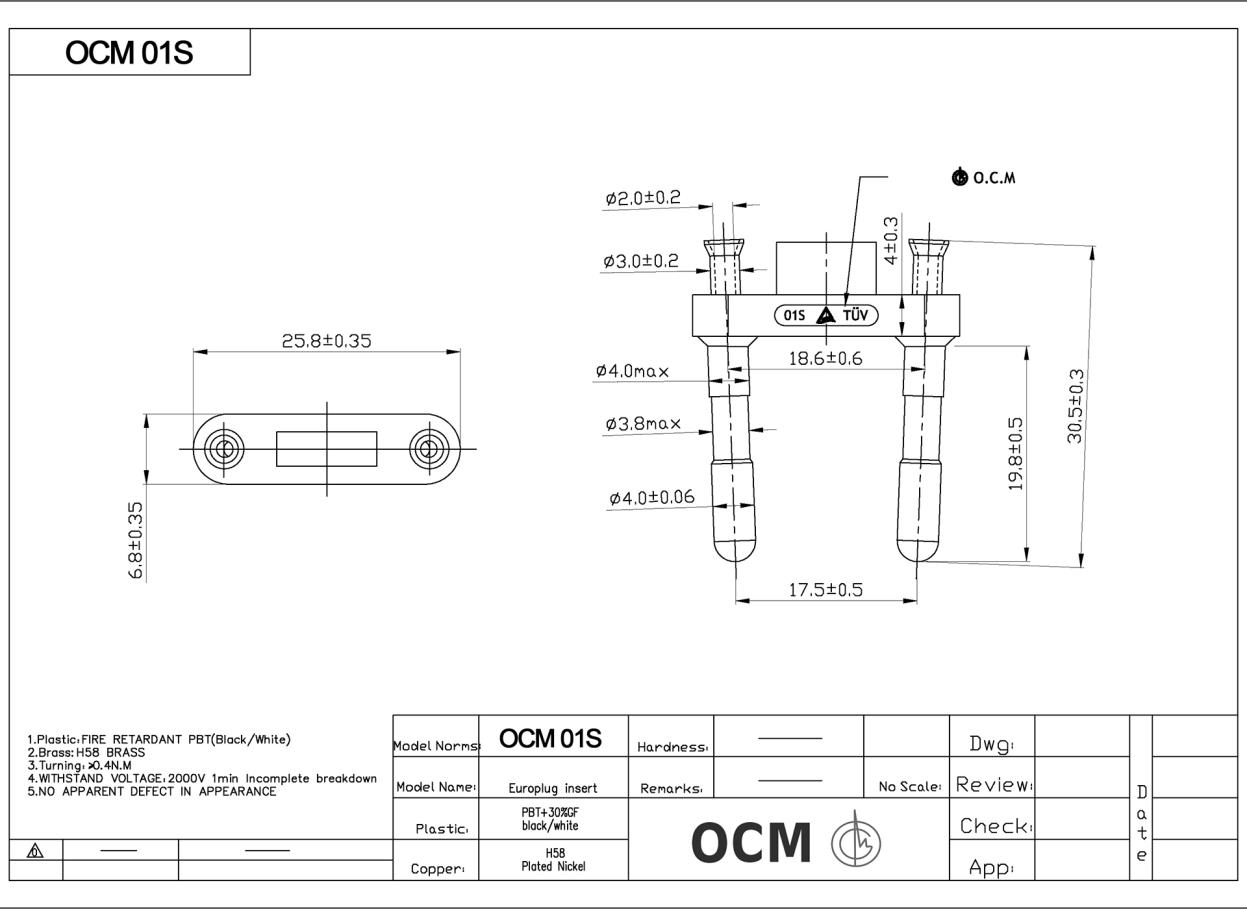 O.C.M-01 S Fiş Karkası